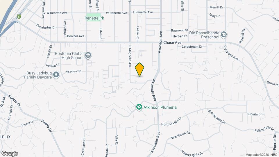 204 Cajon View Dr Map and Location Details