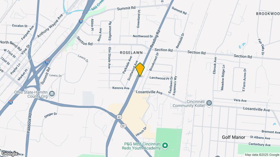 7240 Reading Rd Mapa y Detalles de la Ubicación