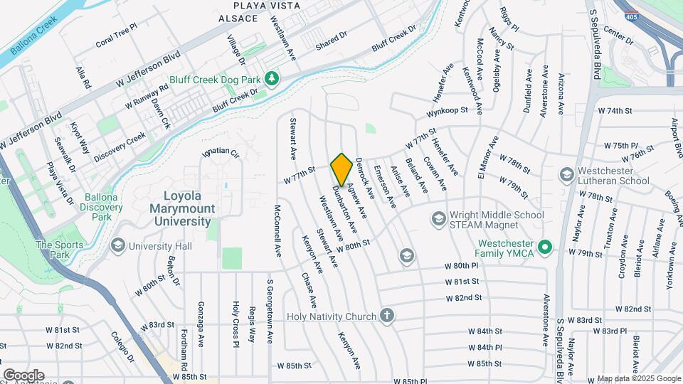 7800 Dunbarton Ave Map and Location Details