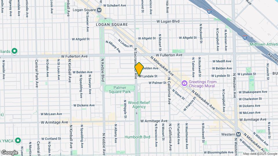 2947 W Lyndale St Map and Location Details