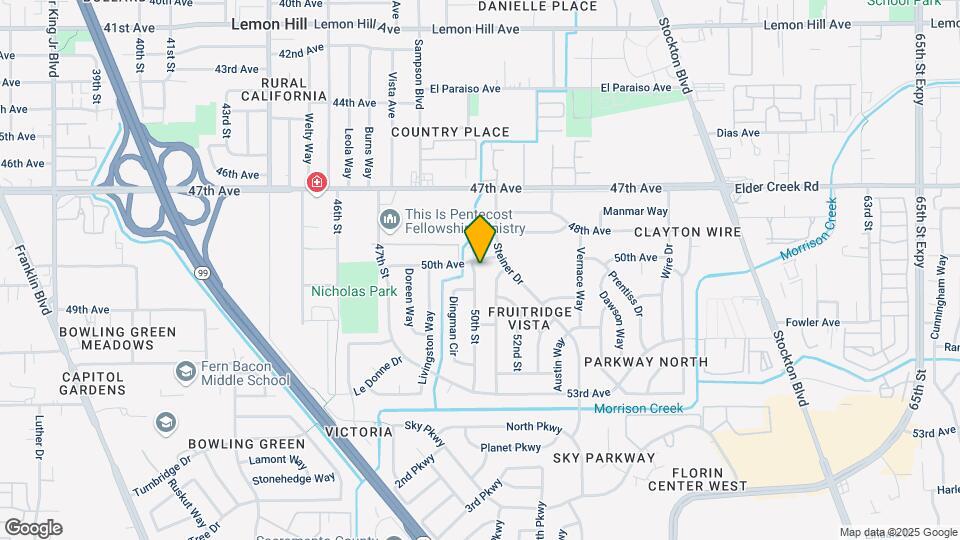 6605 50th St Map and Location Details