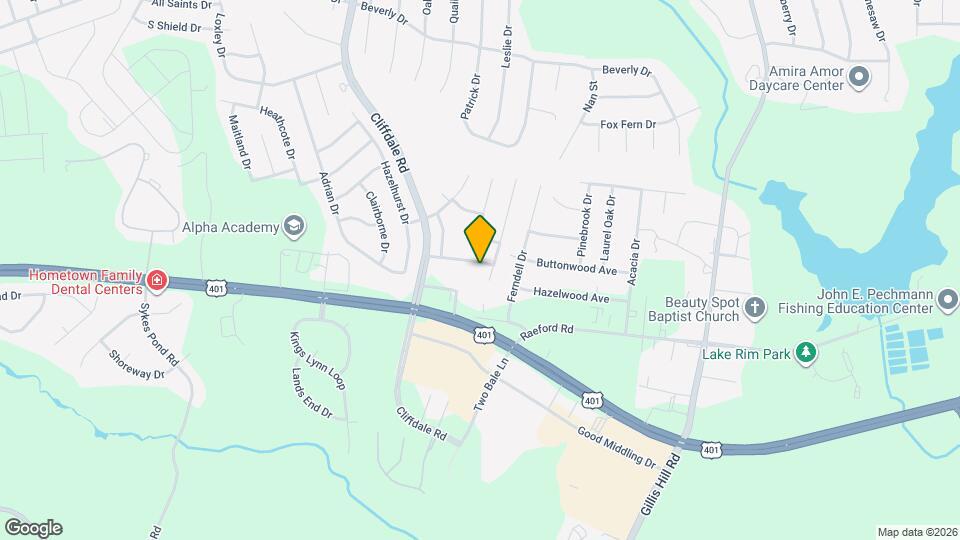 7805 Gallant Ridge Dr Map and Location Details