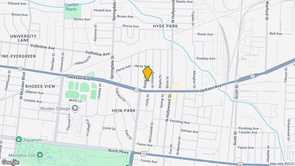 846 Biggs St Map and Location Details