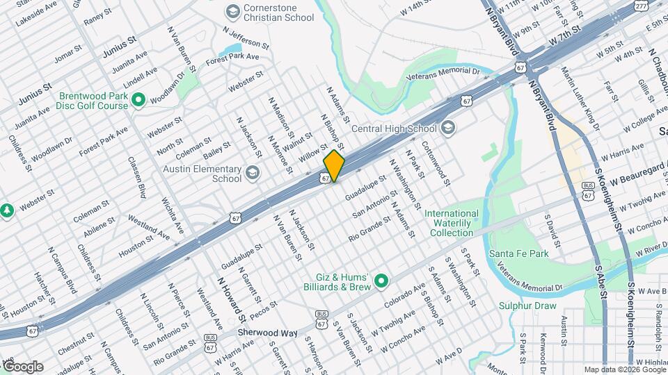 417 N Jefferson St Map and Location Details