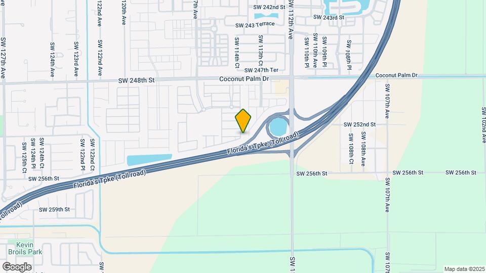 25301 SW 114th Ct Map and Location Details