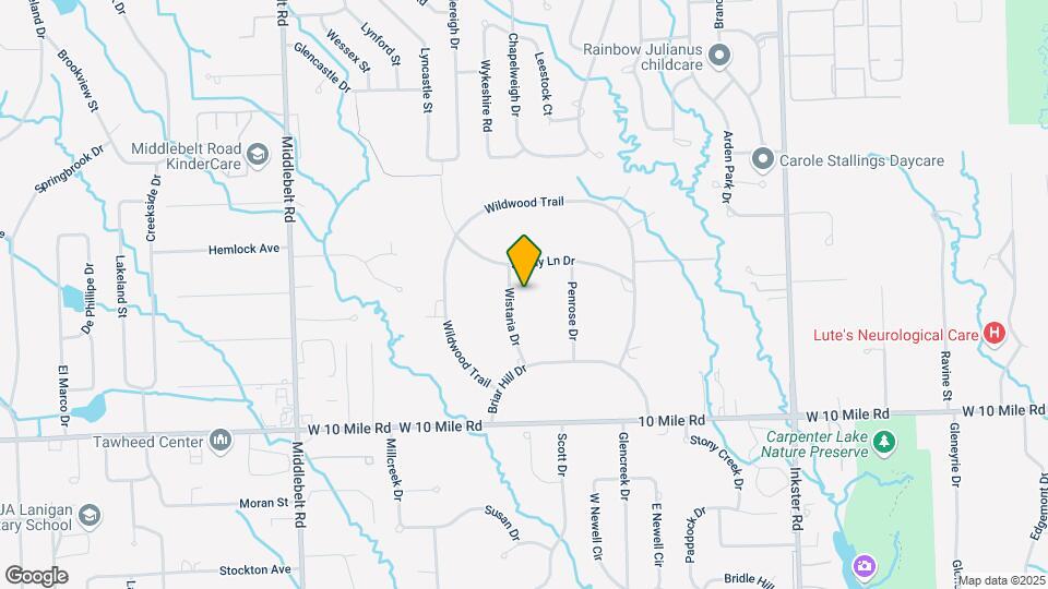 24546 Wistaria Dr Map and Location Details