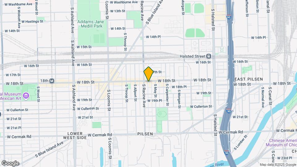 1167 W 18th St Map and Location Details