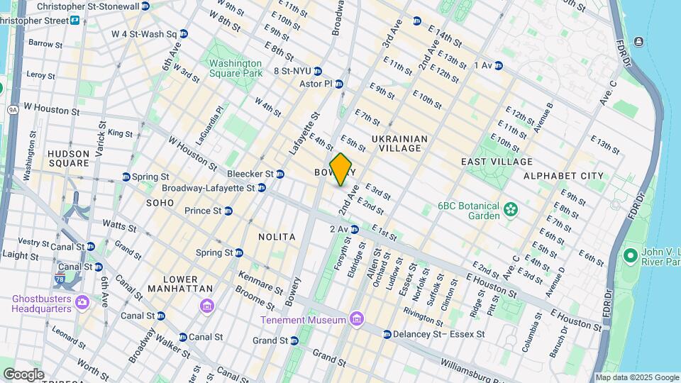 21 E 2nd St Mapa y Detalles de la Ubicación