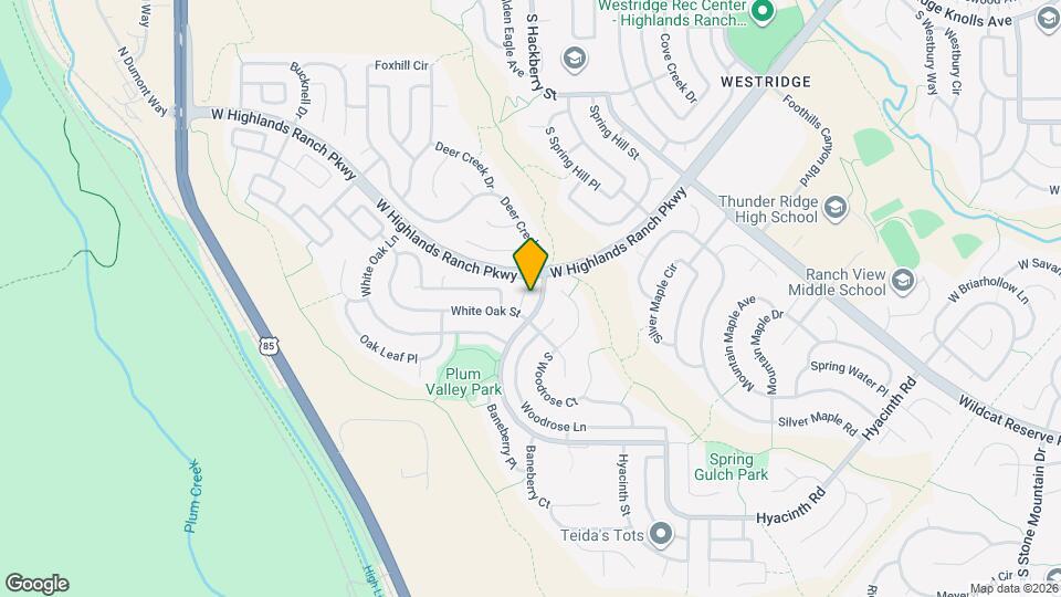 10134 White Oak Way Map and Location Details