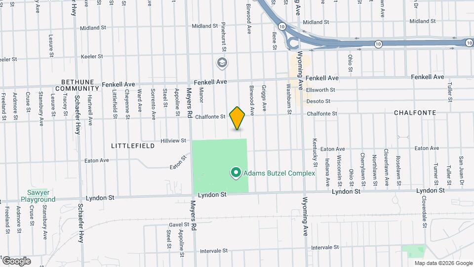 14881 Mendota St Map and Location Details
