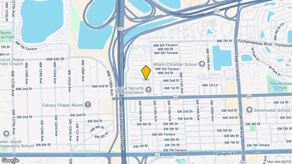 11491 NW 2nd St Map and Location Details