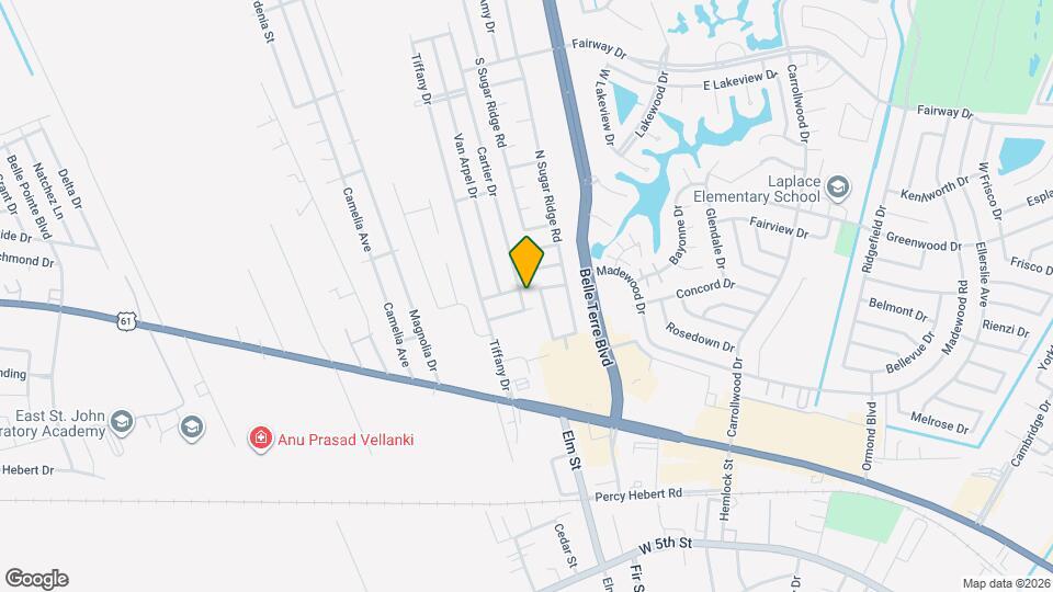 1308 Cartier Dr Map and Location Details