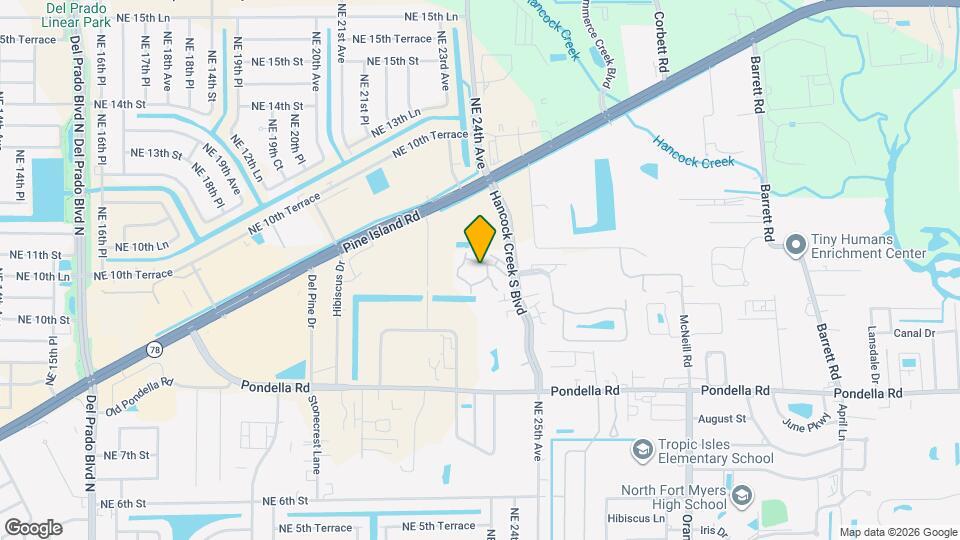Crossings at Cape Coral Mapa y Detalles de la Ubicación