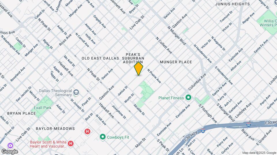 4624 Junius St Map and Location Details