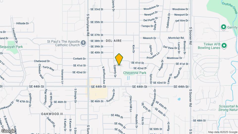 4313 Suntane Rd Map and Location Details
