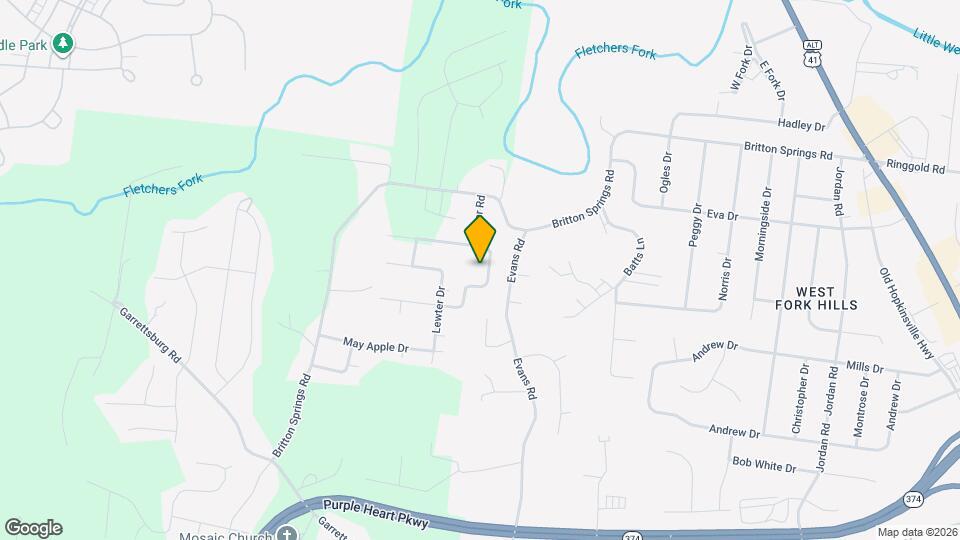 935 Calvert Dr Map and Location Details