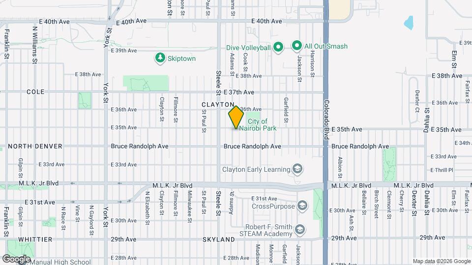 3446 Adams St Map and Location Details