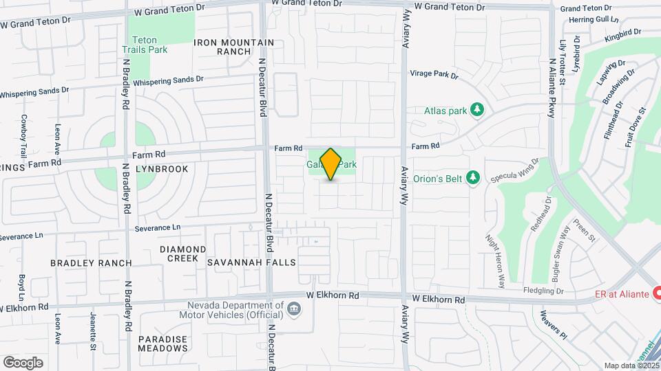 4527 Sapphire Moon Ave Map and Location Details