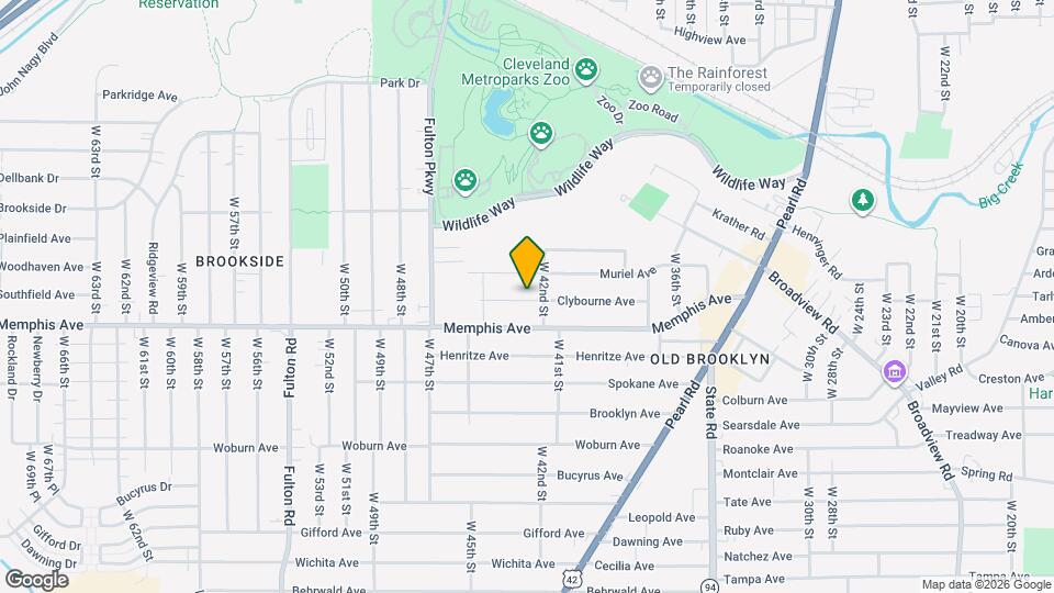 4216 Clybourne Ave Map and Location Details