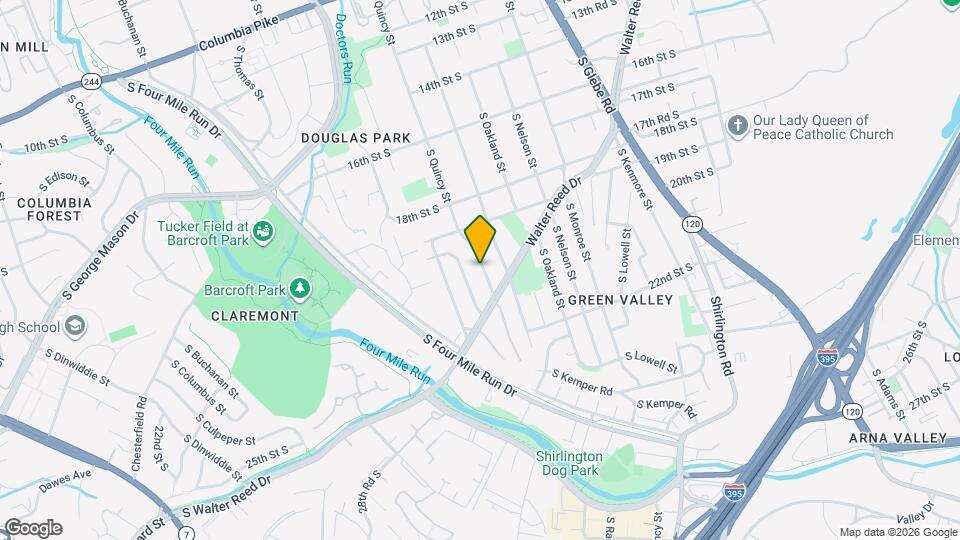 2008 S Quincy St Map and Location Details