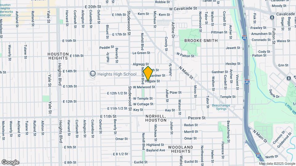 1026 Fugate St Map and Location Details