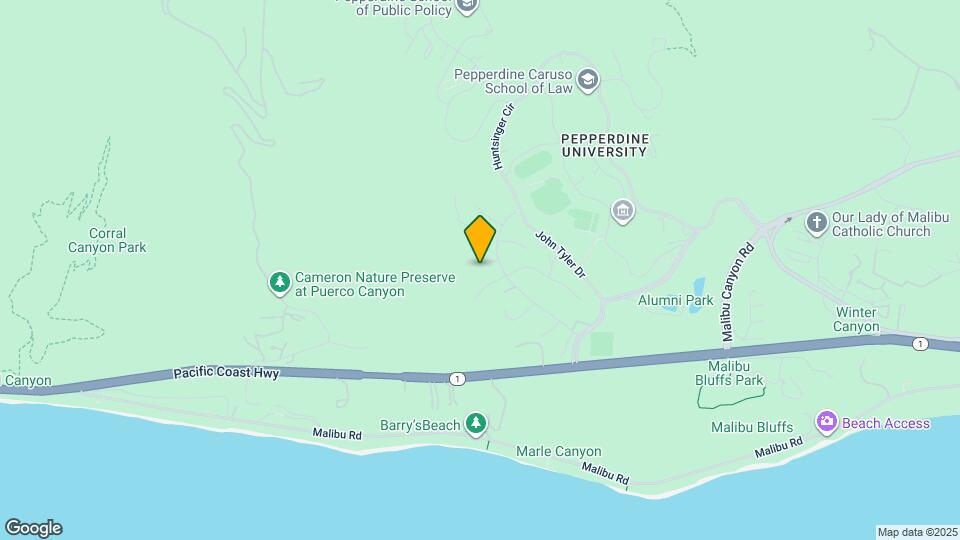 3621 Malibu Country Dr Map and Location Details