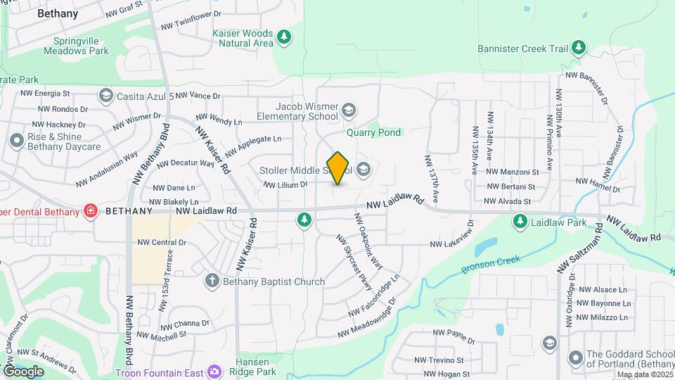 5124 NW Crady Ln Map and Location Details