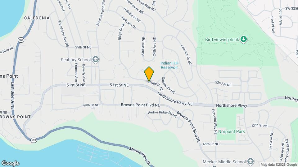 5204 Ridge Dr NE Map and Location Details