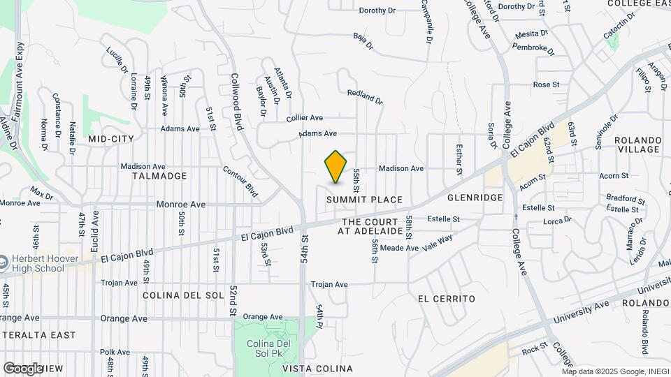 5442 Gilbert Dr Map and Location Details