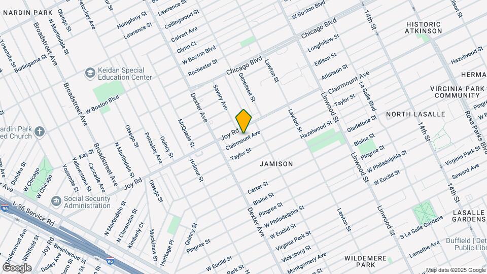 3266 Clairmount Ave Mapa y Detalles de la Ubicación