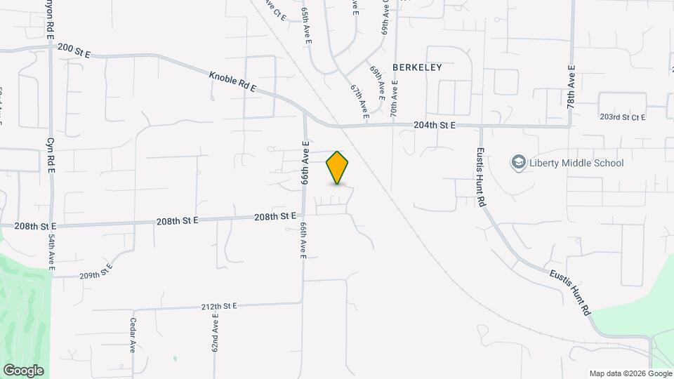 6706 206th St Ct E Map and Location Details