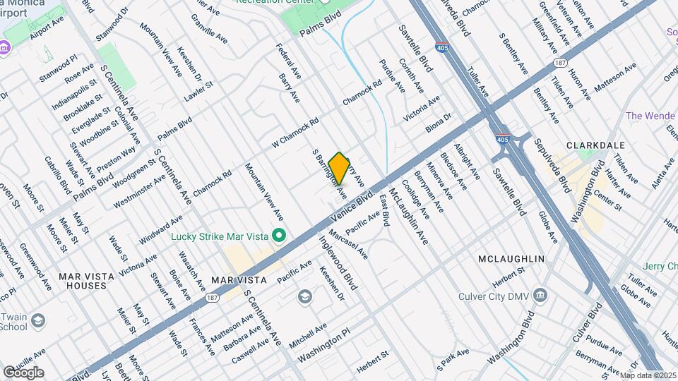 3753 S Barrington Ave Map and Location Details