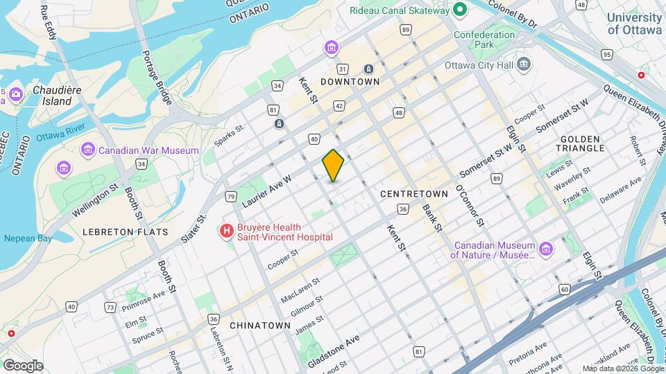 285 Nepean St Map and Location Details