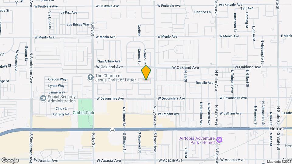 1886 Calle Diablo Mapa y Detalles de la Ubicación