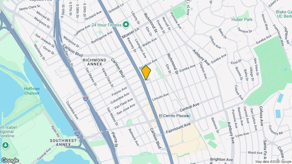 10300 San Pablo Ave Map and Location Details