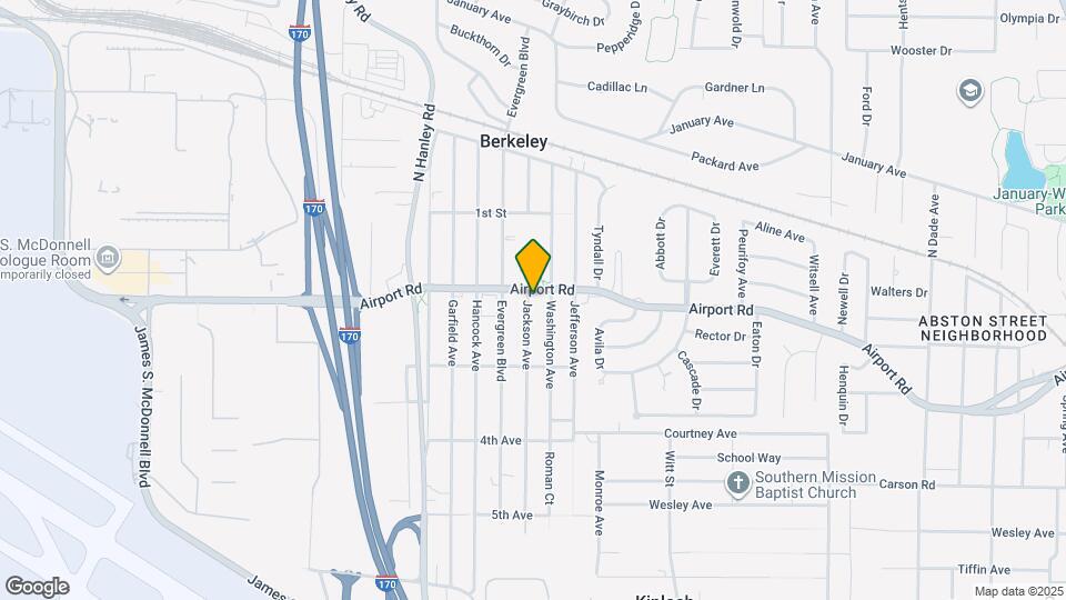 6156 Jackson Ave Map and Location Details