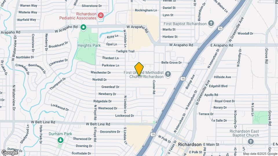 520 Northill Dr Map and Location Details