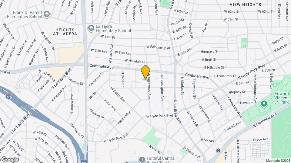 921 N Inglewood Ave, Unit 12 Mapa y Detalles de la Ubicación