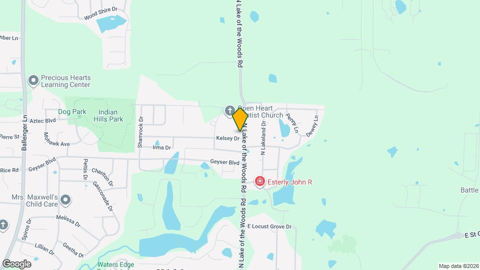 5909 Kelsey Dr Map and Location Details