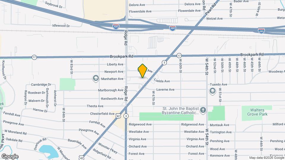 6903 Luelda Ave Map and Location Details