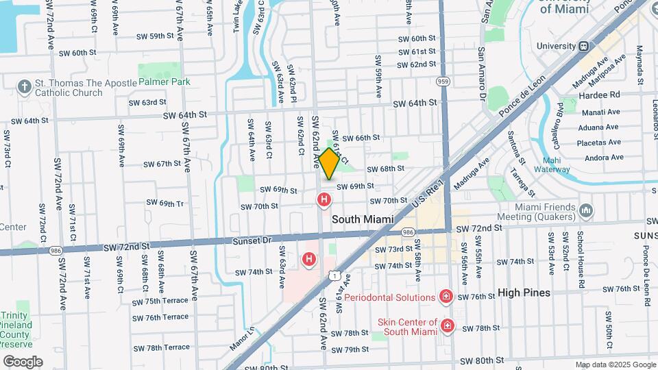 6155 SW 69th St Map and Location Details