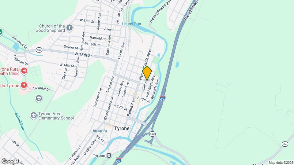 1404 Blair Ave Mapa y Detalles de la Ubicación