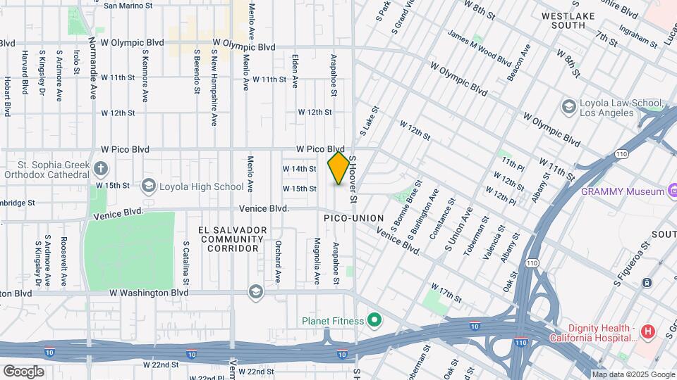 1500 Arapahoe St Map and Location Details