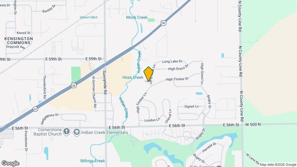 5810 Long Lake Ln. Mapa y Detalles de la Ubicación