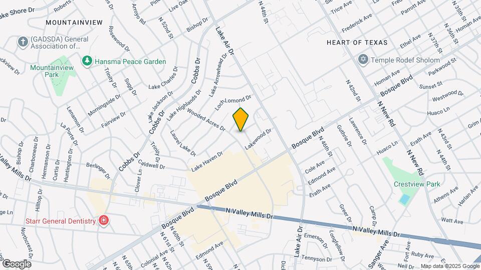 1625 Wooded Acres Dr Map and Location Details