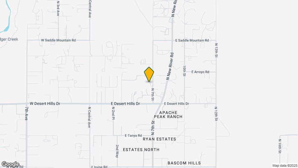 39614 N 7th St Map and Location Details