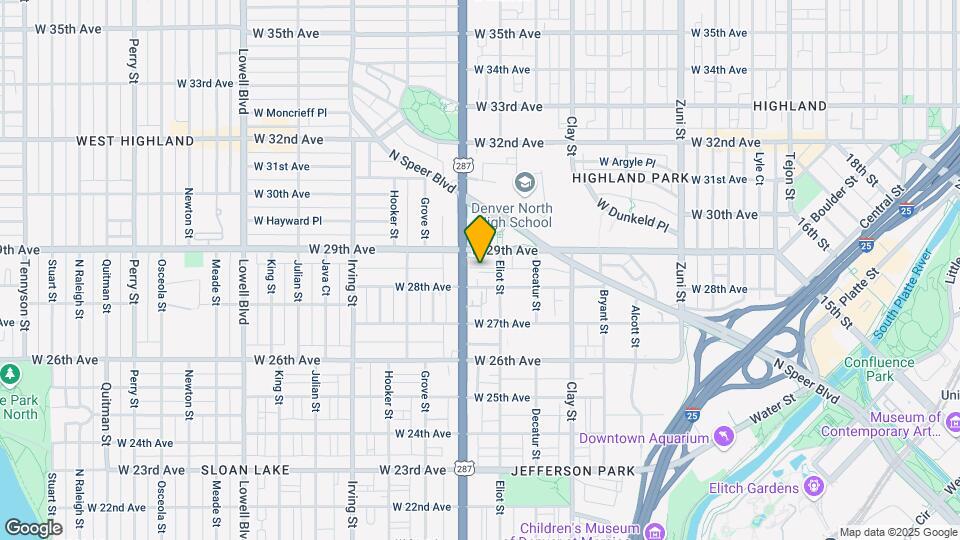 2828 N Federal Blvd Map and Location Details