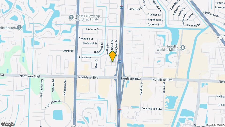 9154 Bloomfield Dr Map and Location Details