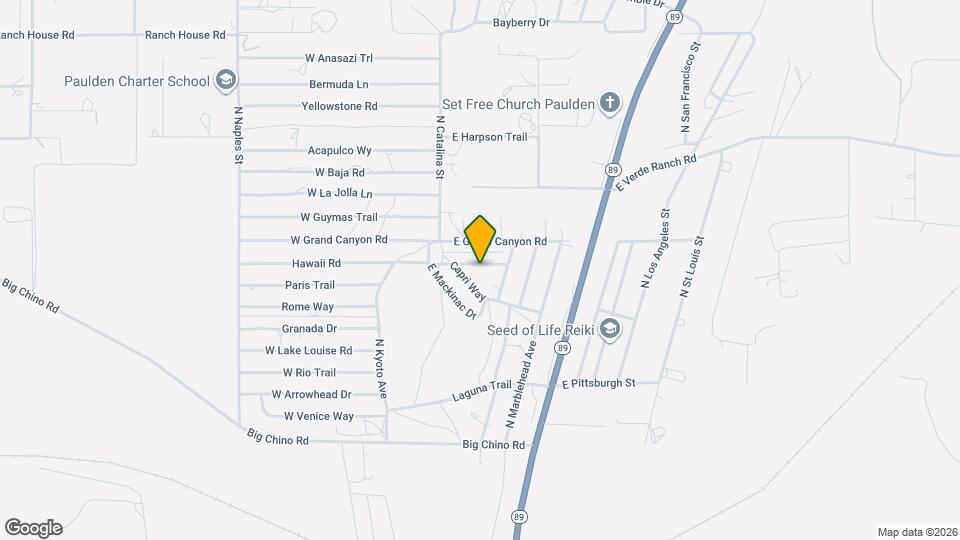 65 W Hawaii Rd Map and Location Details