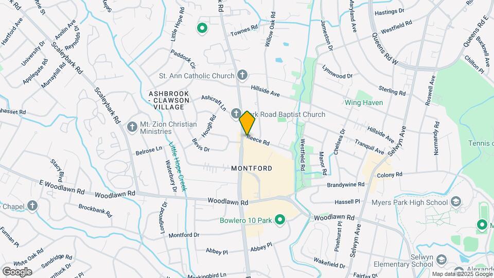 Myers Park Terraces Mapa y Detalles de la Ubicación